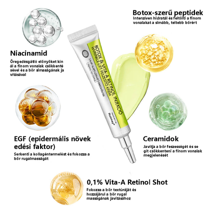 💫🪄🌟Magyarországon készült, közvetlenül Magyarországról szállítjuk 💫Rolimey® Botox és Retinol Szérum – Emeli és feszesíti a bőrt, csökkenti a ráncokat – Az akció utolsó napja, 70% KEDVEZMÉNY az egész üzletben