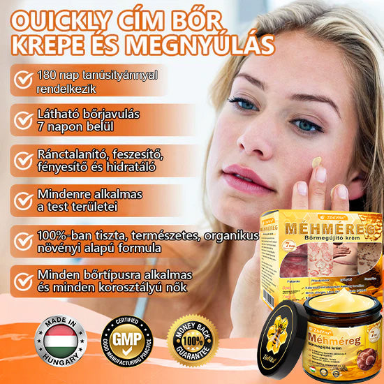 🐝🌿 ZödVita® Méhméreg Bőr Helyreállító Krém 🔥 Magyar fejlesztés, magyarországi gyártás és szállítás