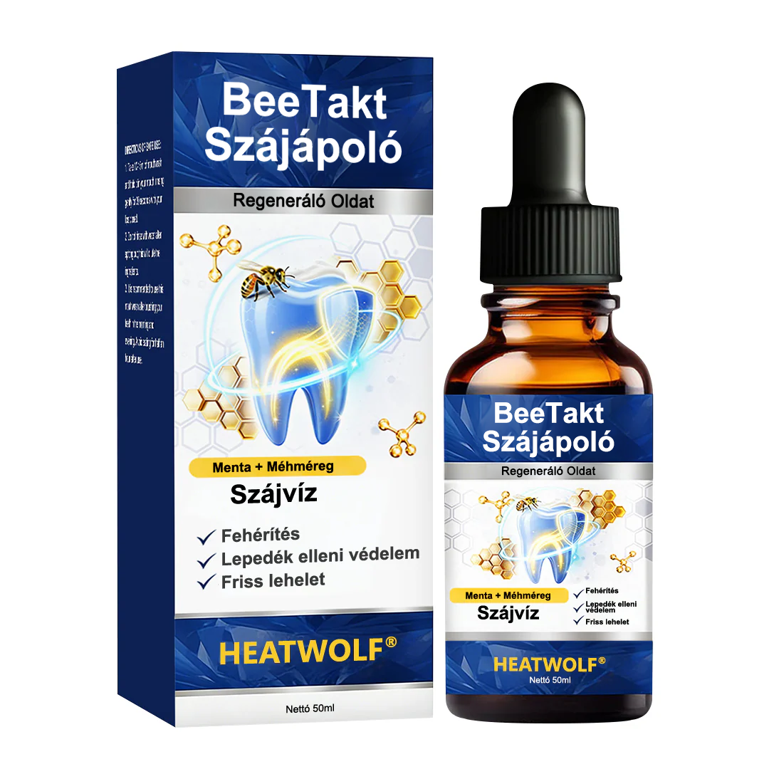 🎁🎁HEATWOLF® BeeTakt Szájápoló Regeneráló Oldat 🦷Fejlett bioaktív formula a szájüreg átfogó regeneráló támogatására