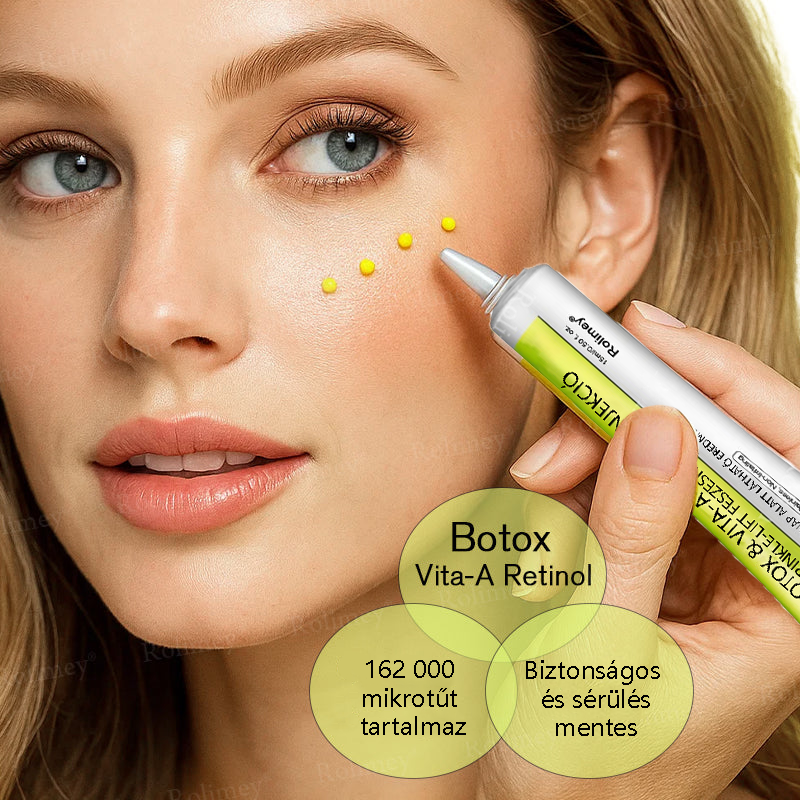 💫🪄🌟Magyarországon készült, közvetlenül Magyarországról szállítjuk 💫Rolimey® Botox és Retinol Szérum – Emeli és feszesíti a bőrt, csökkenti a ráncokat – Az akció utolsó napja, 70% KEDVEZMÉNY az egész üzletben