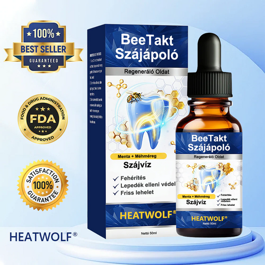 🎁🎁HEATWOLF® BeeTakt Szájápoló Regeneráló Oldat 🦷Fejlett bioaktív formula a szájüreg átfogó regeneráló támogatására