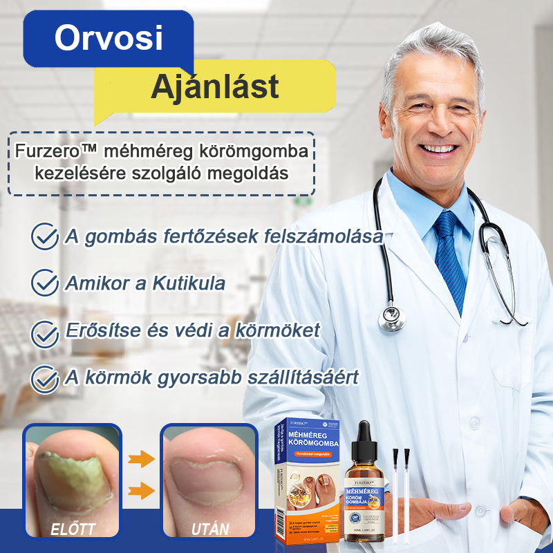 🐝Furzero™ Méhméreg Körömgomba Kezelőoldat: Teljes megoldás a körömgomba problémájára🌟👣👣（Az utánvétes fizetést）