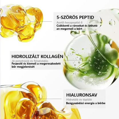 Rollerball masszázs nyakkrém 🧴 Kollagén és hialuronsav | Feszesíti a nyakat, csökkenti a nyaki ráncokat és a tokát