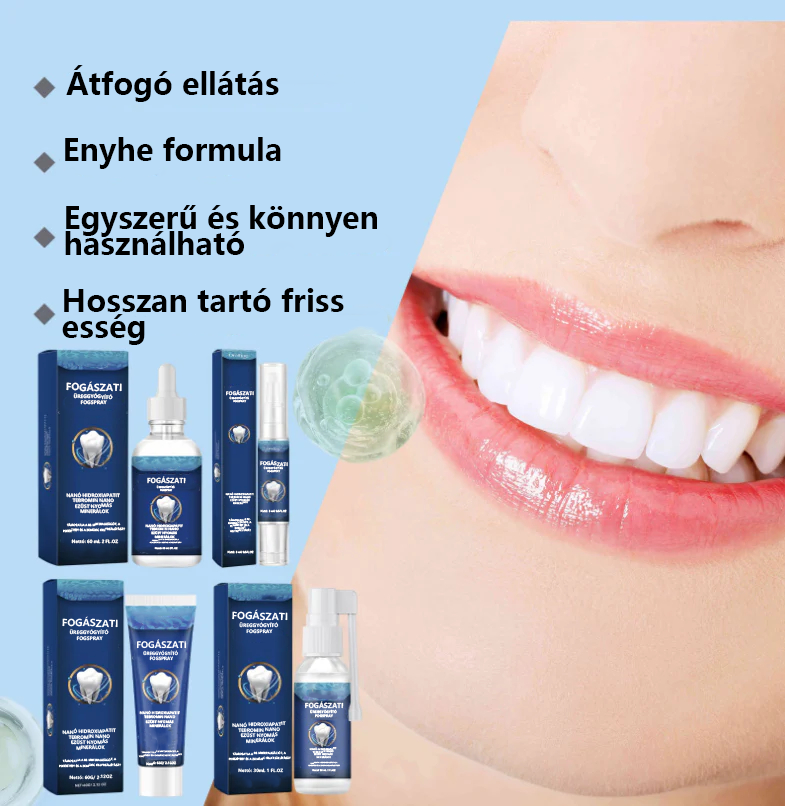 🦷 Korlátozott ideig érvényes ajánlat【🎁📿Ingyenes rózsaszín nyaklánc🎁】— Napi szájápolási készlet (négy darabos)